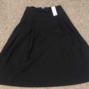 Mango Classic Black A-Line Skirt